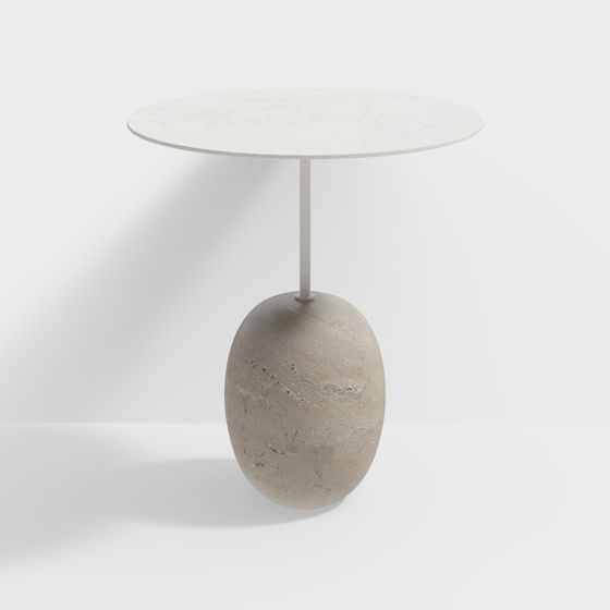 Stylish Round Table 3D model for Modern Interiors