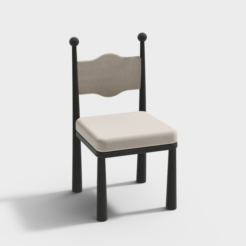 Rustic Country Chair 3D model for Creative Projects