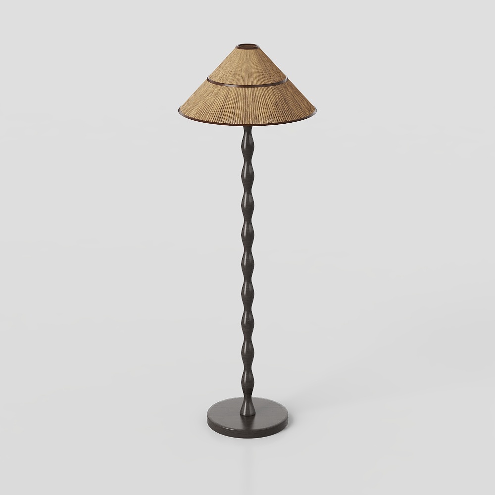 Medieval style floor lamp