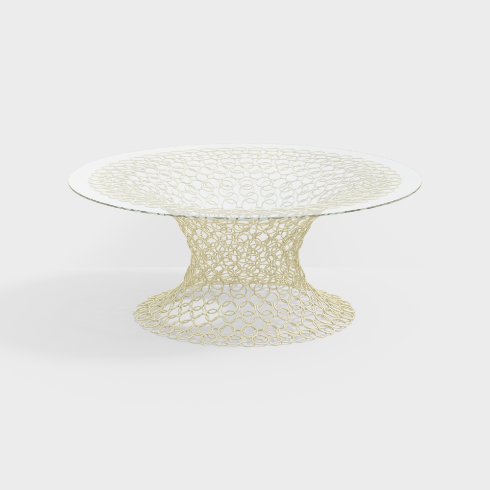 モンドリアンアートフォーム現代ダイニングテーブル