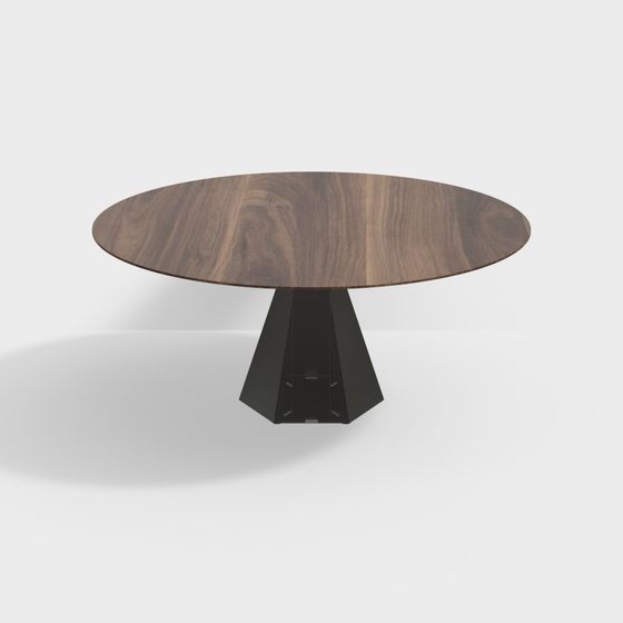 Prism Round Table 3D model