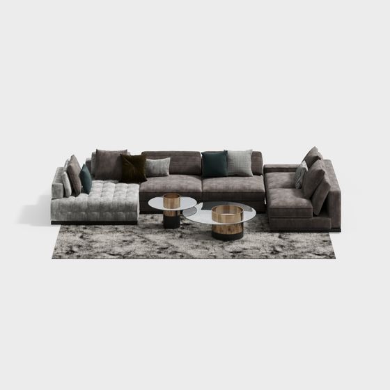 Modern 3D Model Sofa: A Fusion of Style and Comfort