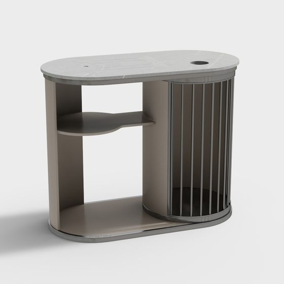 Urban Corner Side Table 3D model for Modern Spaces