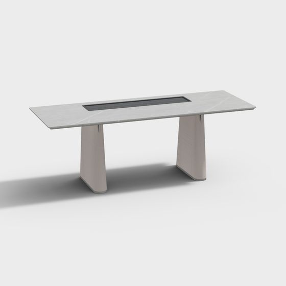 Urban Light Dining Table 3D model