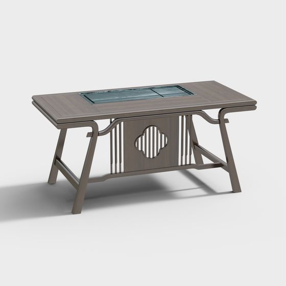 Sophisticated Chinese Coffee Table 3D model for Modern Interiors