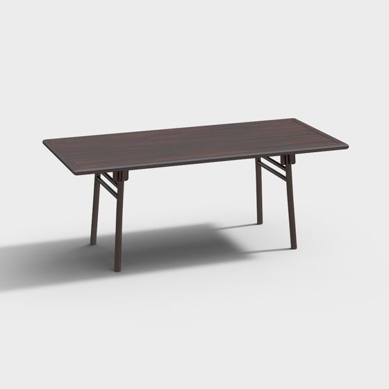 Mid-Century Modern Dining Table 3D model