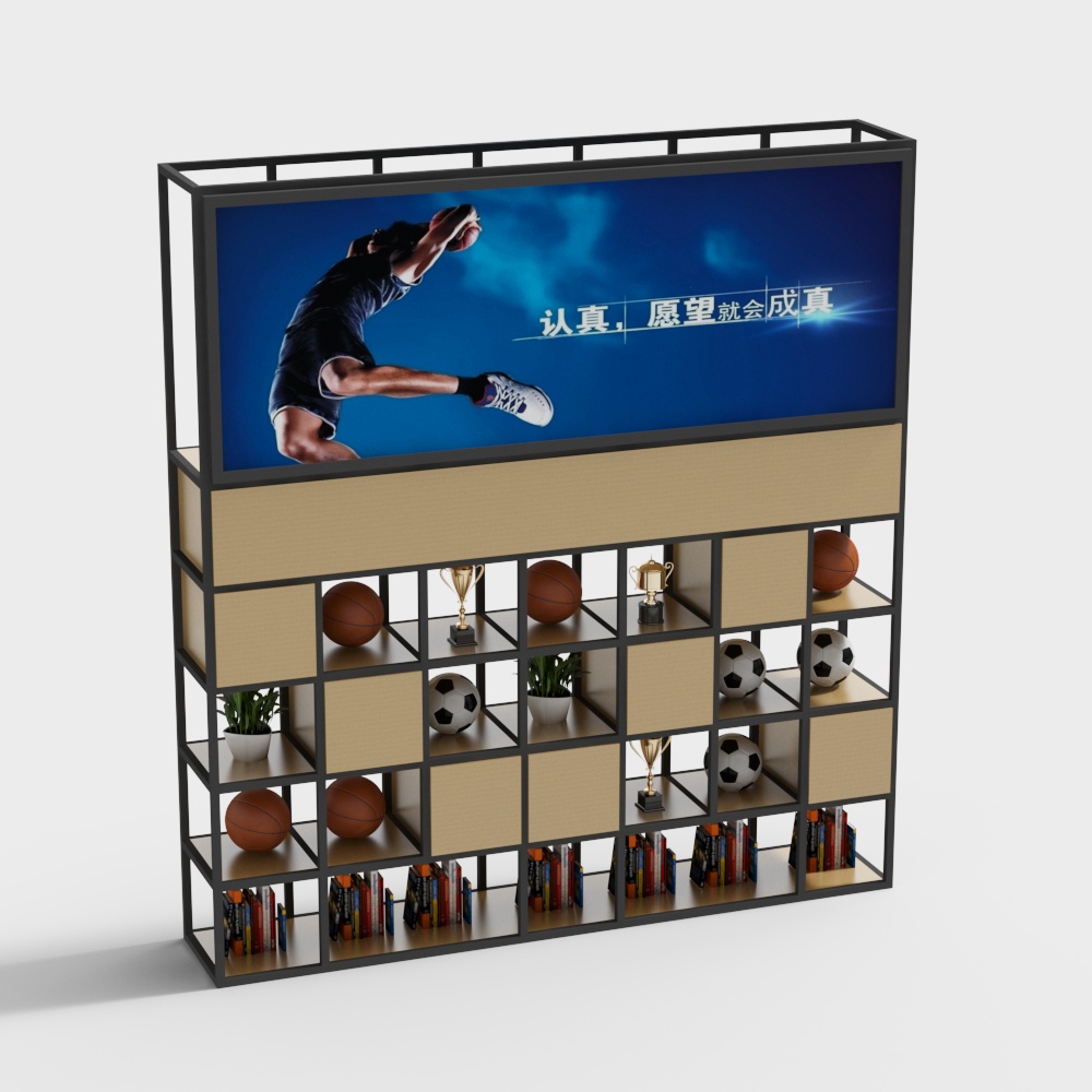 金屬框架運動用品展示架