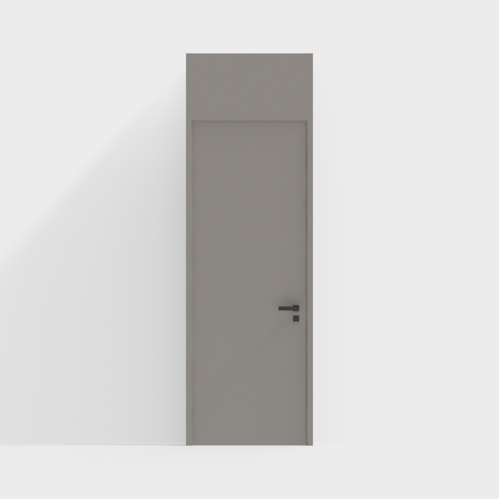 Porte à travers le dessus moderne