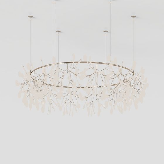 Lush Branches 3D Model Pendant Lamp