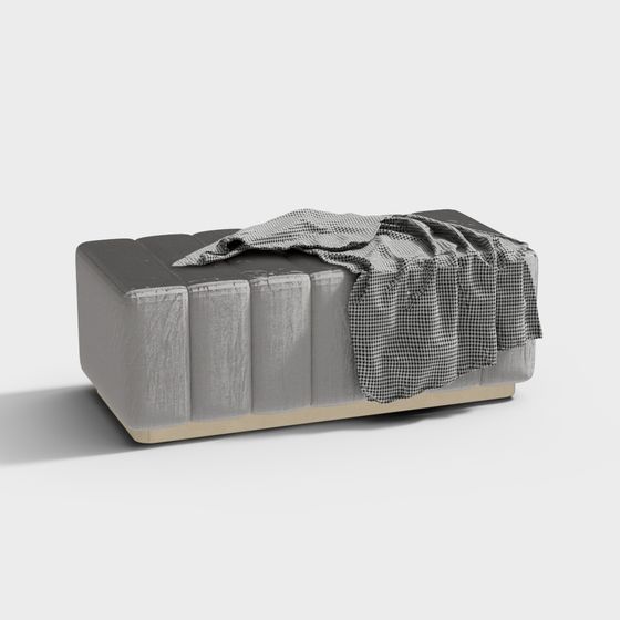 Stylish Low Poly Armchair 3D model for Modern Spaces