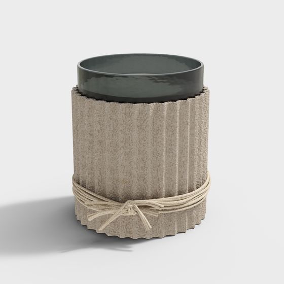 Cozy Mug Holder Low Poly 3D model