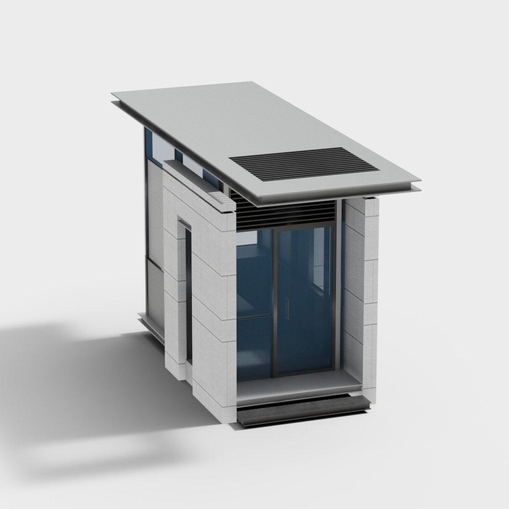 T-shaped Guard Booth