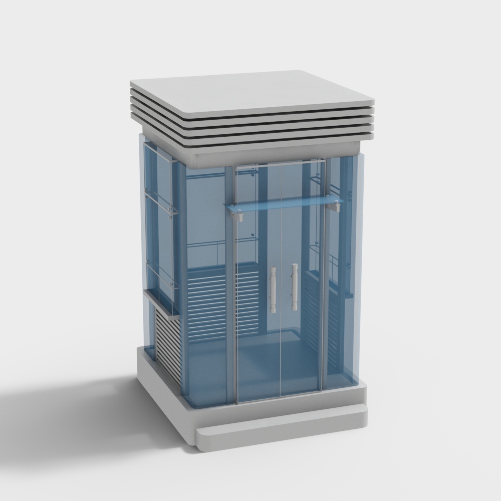 glass sentry box