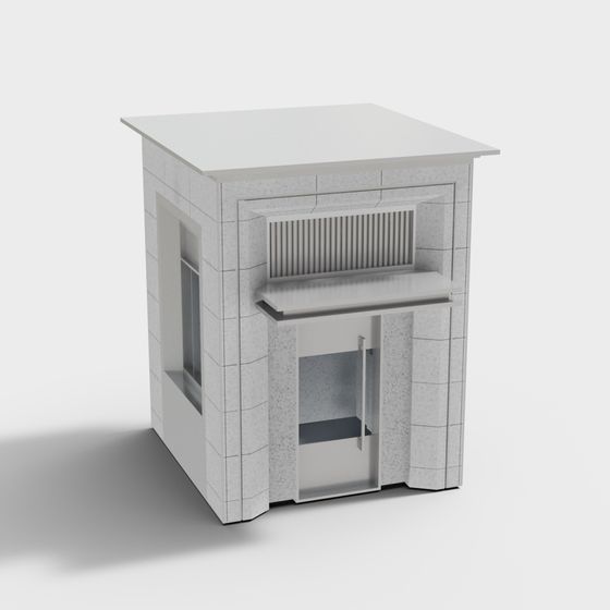 Urban Cottage 3D model for Tranquil Spaces