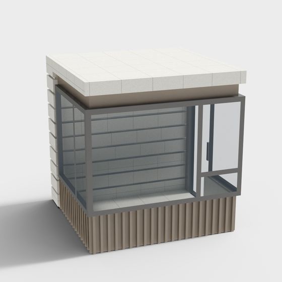 Contemporary City Balcony 3D Model