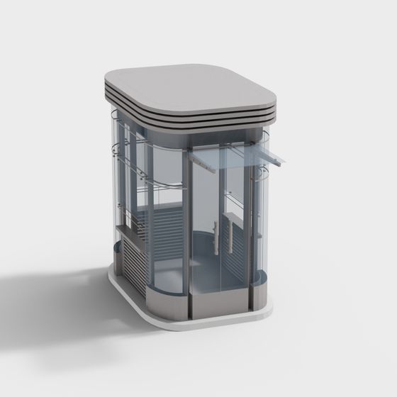 Future Window 3D model for Modern Design