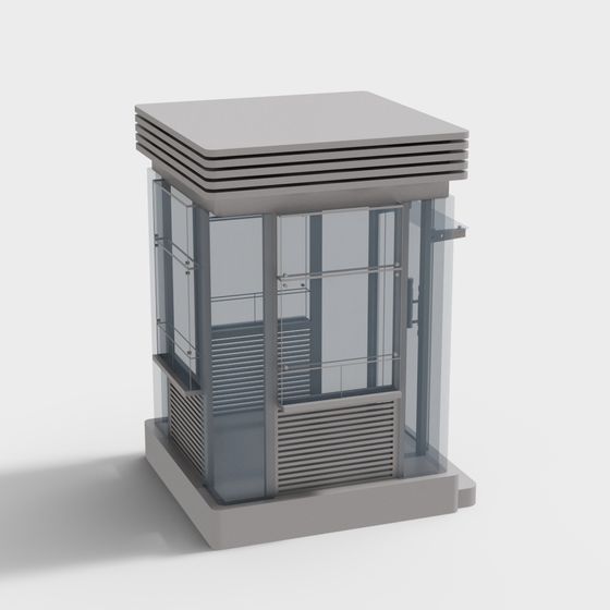 Urban Sentinel Pavilion 3D model for Creative Projects