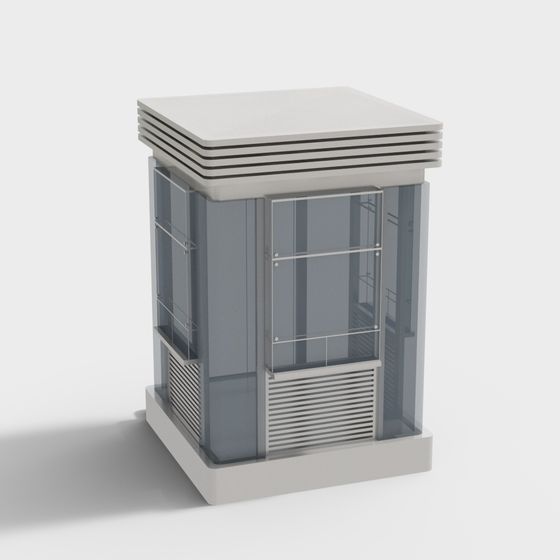 Urban Observation Tower 3D model