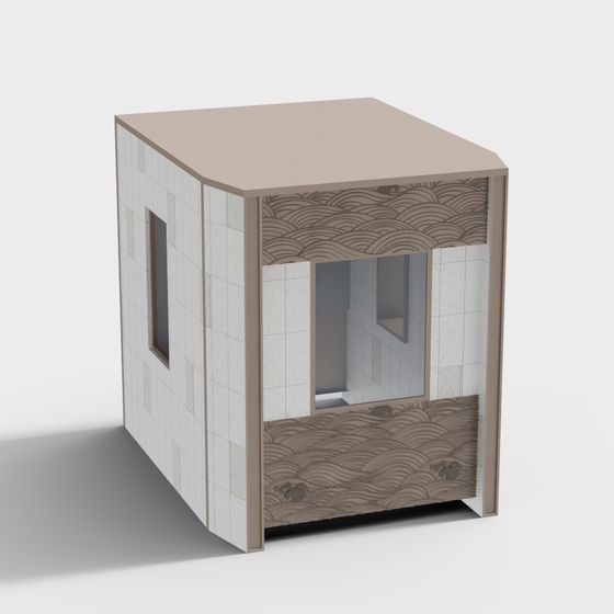 City Retreat Low-Poly 3D Model