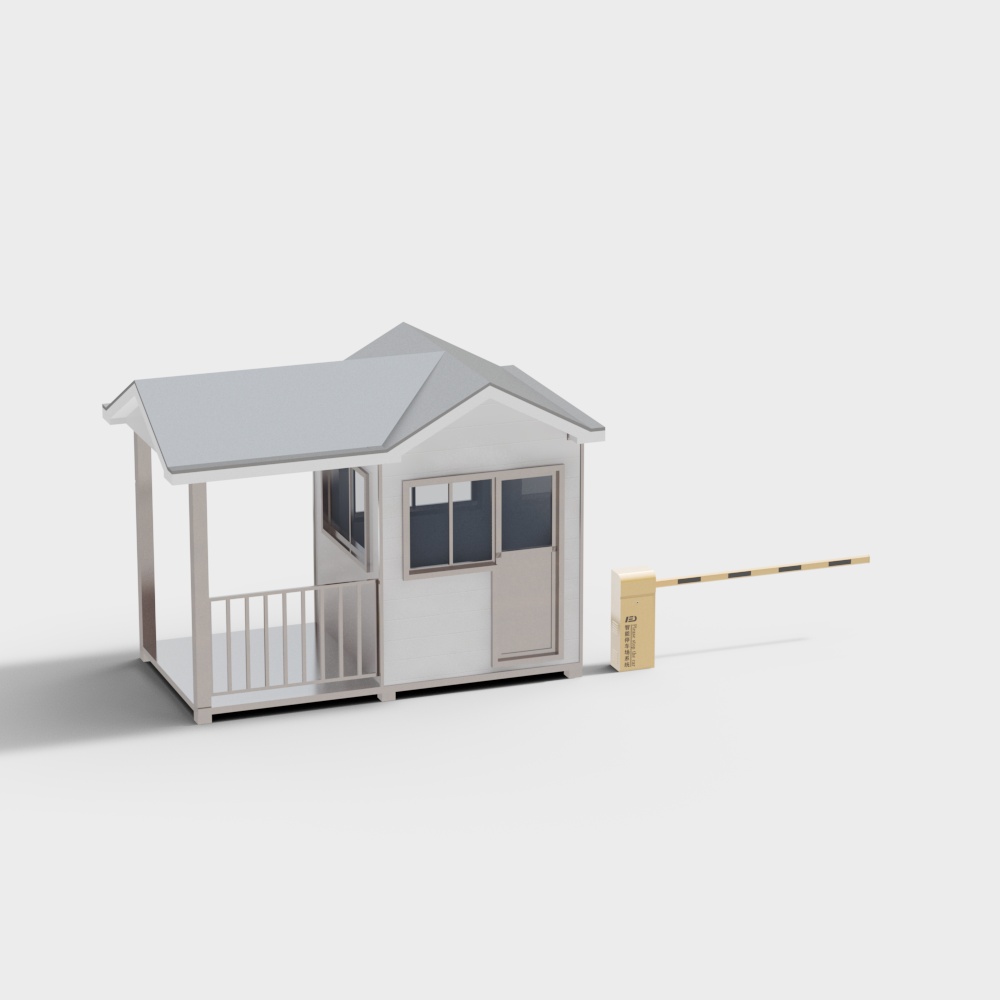 Sentinel Cabin 3D model - A Tranquil Oasis