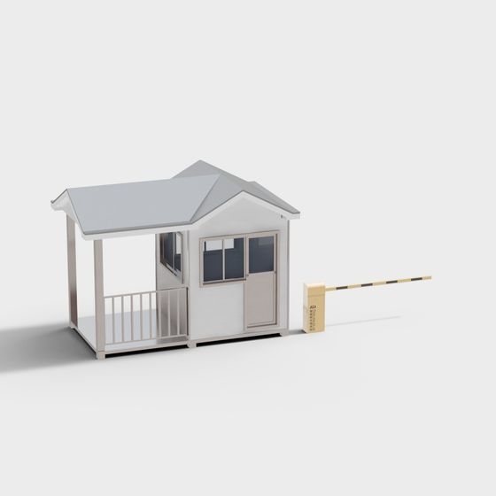 Sentinel Cabin 3D model - A Tranquil Oasis