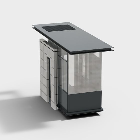 Futuristic Low-Poly 3D Model with High Detail