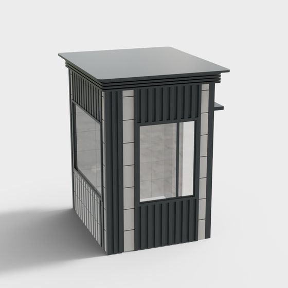 Urban Sentinel Booth 3D model