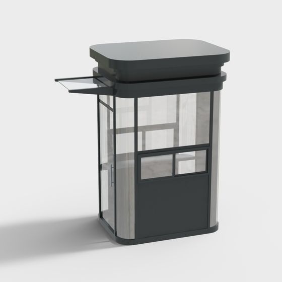Urban Security Booth 3D model