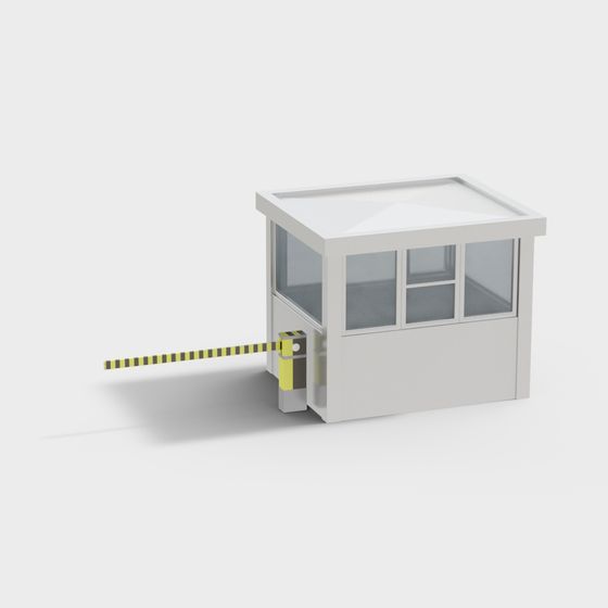 City Sentinel Booth 3D model
