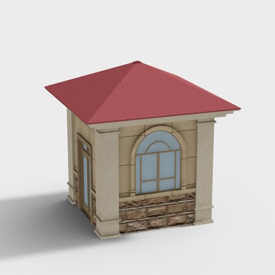 Charming Country Gazebo 3D model