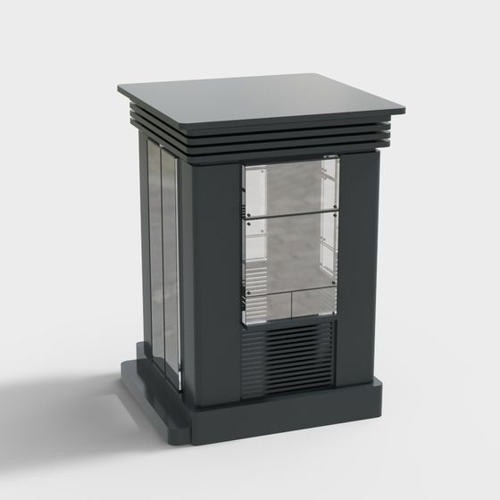 Stylish Urban Street Lamp 3D Model for Creative Projects