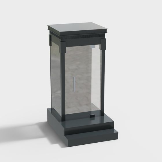 Urban Lighthouse Low Poly 3D model