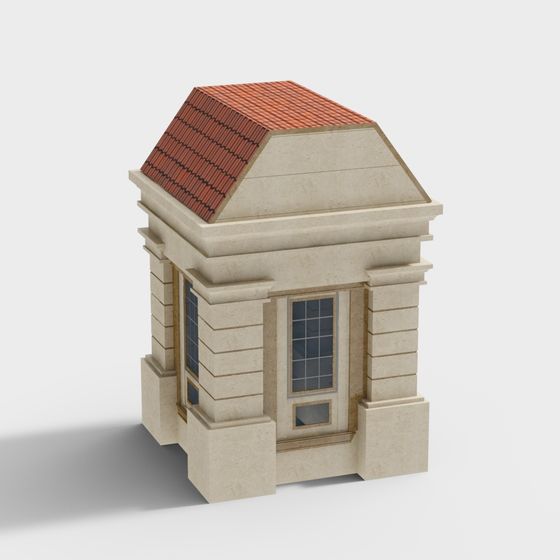 Charming Low-Poly Cottage 3D model