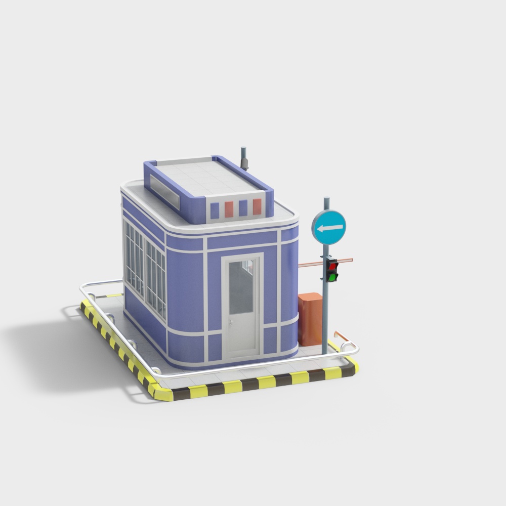 Traffic police duty box