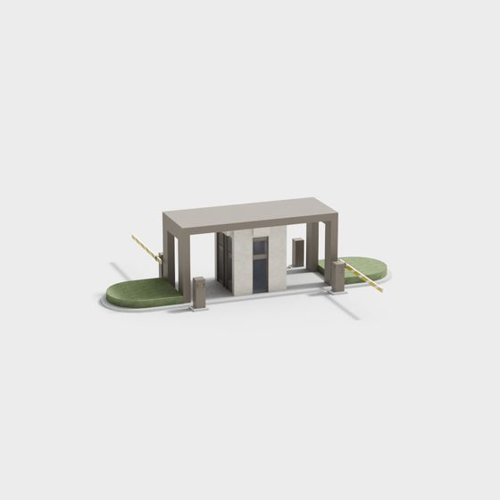 Urban Entryway 3D model
