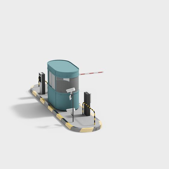 Urban Sentinel Low Polygon 3D Model