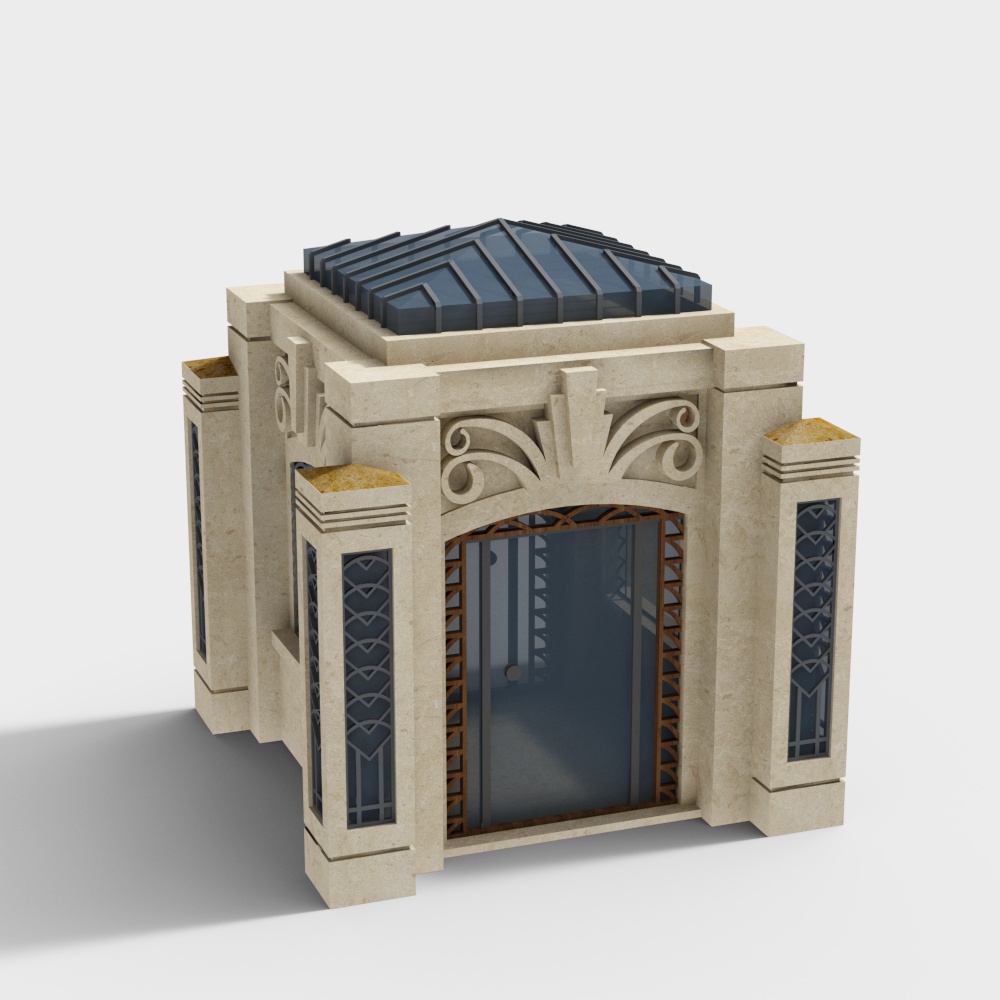 patterned sentry box