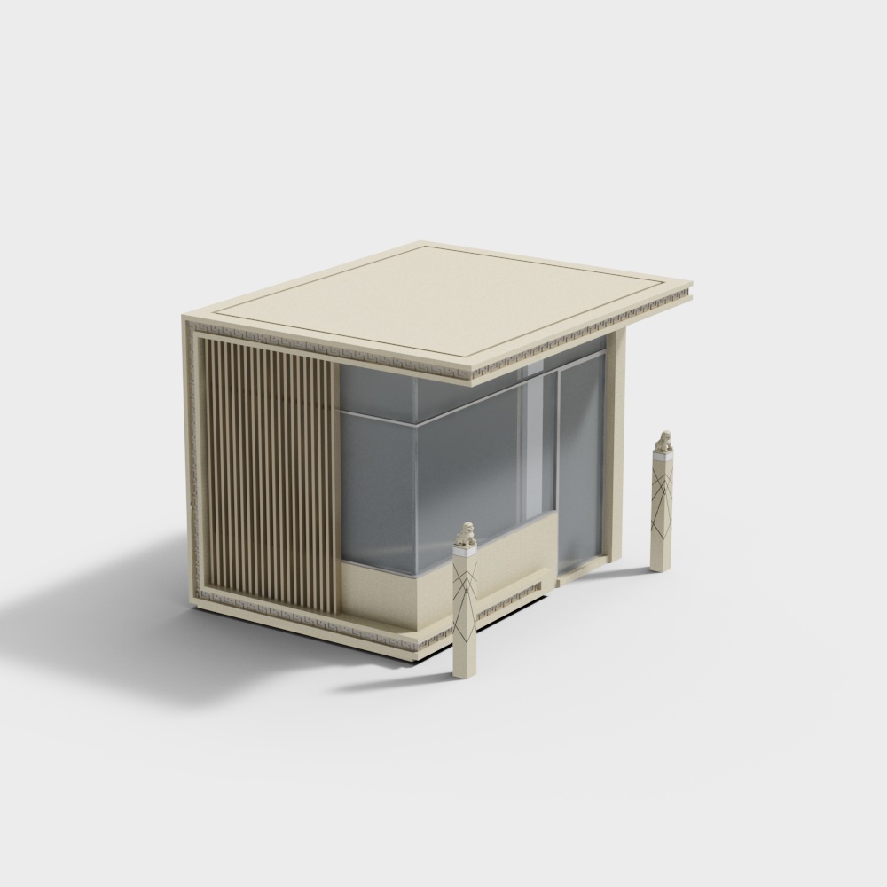 Courtyard security booth security booth security booth