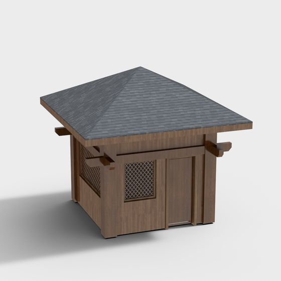 木製の見張り小屋