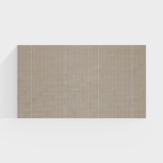 Vertical Wood Grain Panel 3D model for Creative Use