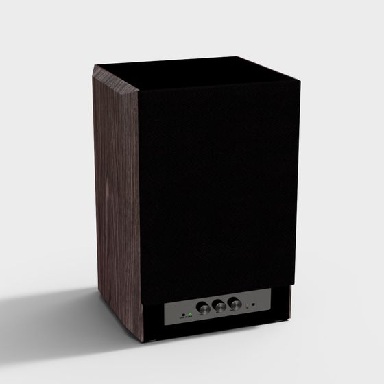 Stylish 3D Speaker Model for Modern Home Design