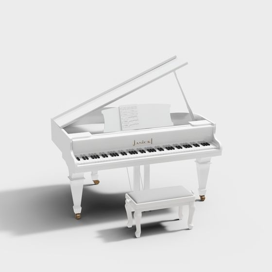 Jasicki Grand Piano 3D model