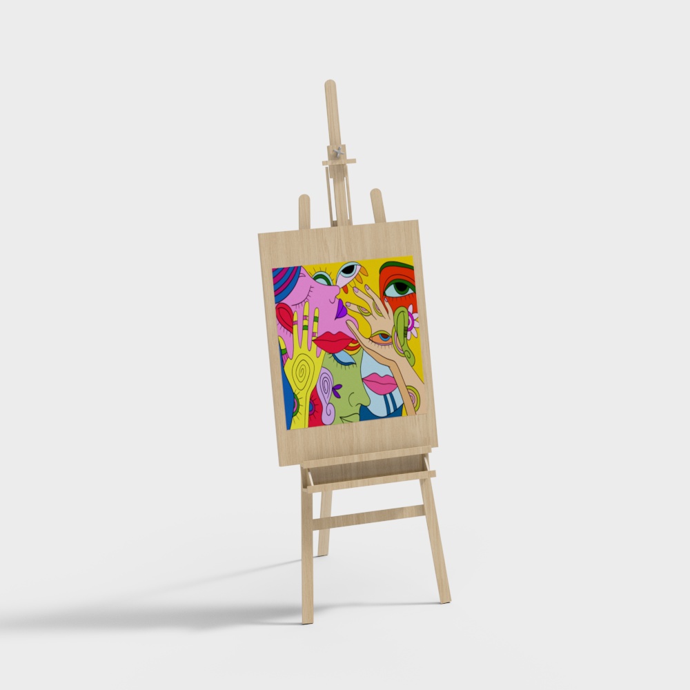 Caballete para aula infantil