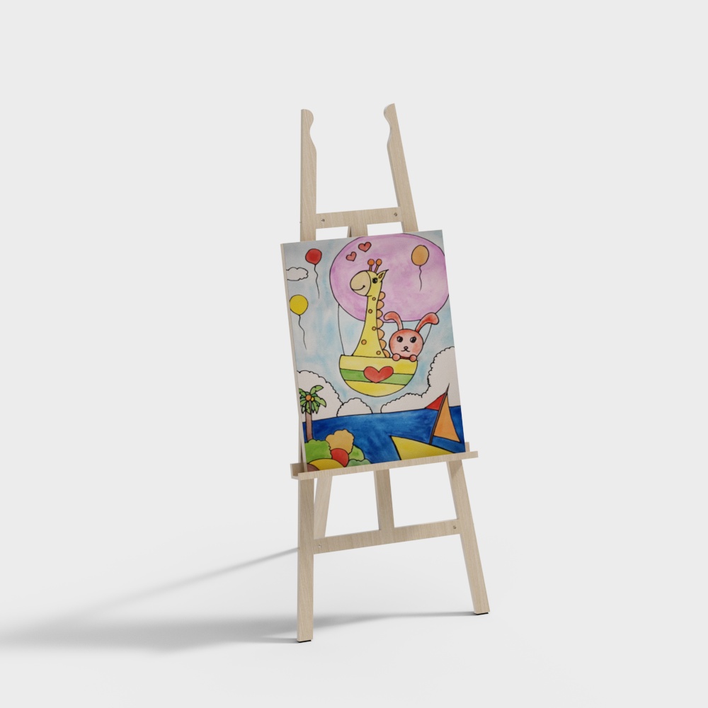 chevalet de classe d'art