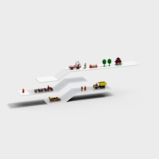 City Miniature Landscape 3D model