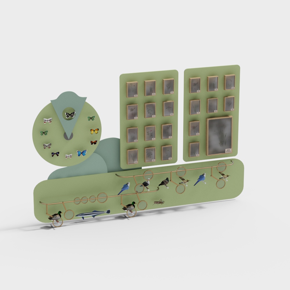 Kindergarten science classroom display wall