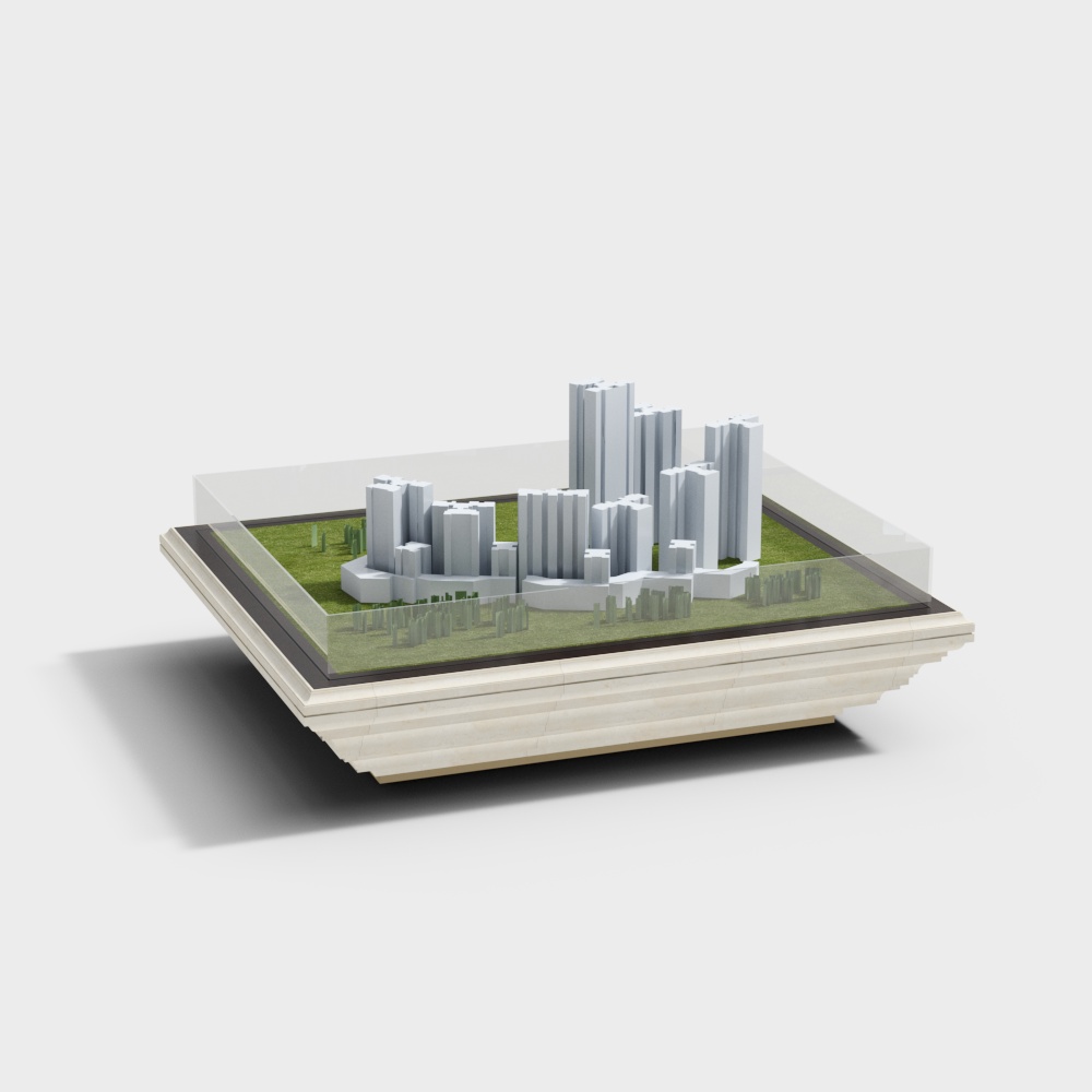 Urban Horizon 3D Model - Futuristic City Design