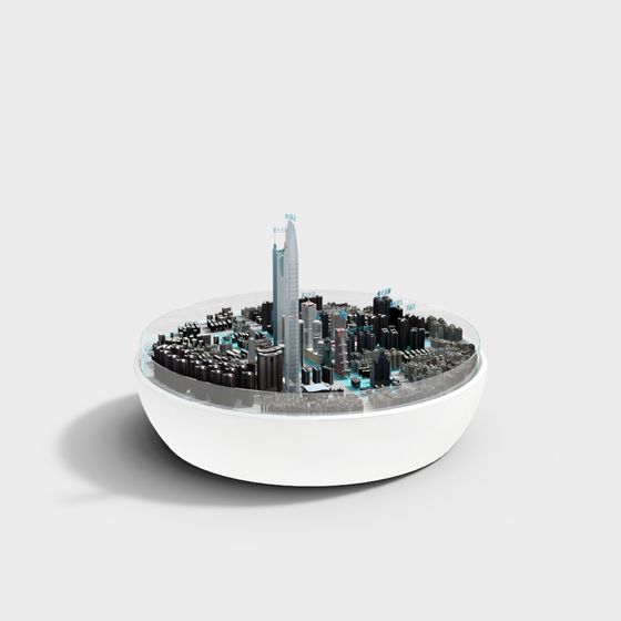 Futuristic City 3D model