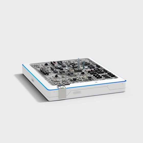 Futuristic Smart City 3D model