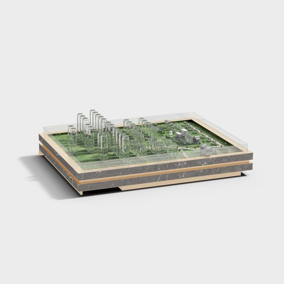 Urban Horizon 3D model - Futuristic City Design